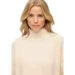 Свитер Superdry Slouchy high neck, бежевый - фото 4