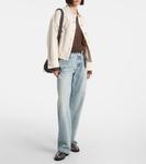 Металлик кожаные лоферы Brunello Cucinelli, серебряный - фото 3