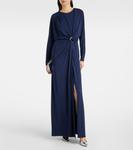 Платье макси со сборками от Maisie Simkhai, Midnight - фото 2