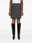 Мини-юбка А-силуэта Marc O'Polo, серый - фото 4