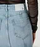 Юбка Patrizia Pepe джинсовая макси, голубой - фото 4