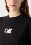 Футболка Calvin Klein Jeans Print T-shirt, Black - фото 8