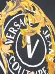 Футболка с логотипом Versace Jeans Couture, черный - фото 5
