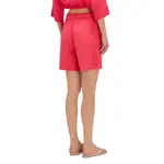 Шорты Sundek Stretch-waist linen shorts, розовый - фото 2