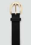 Ремень Mango WITH OVAL BUCKLE, Black - фото 3