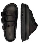 Тапочки с золотистым блеском Ugg, черный - фото 4