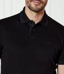 Поло мужское Boss Green базовое хлопковое, черный - фото 4