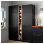 Открытый кухонный шкаф, коричнево-ясень, 20x37x80 см, VADHOLMA IKEA - фото 2