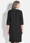 Платье GOLDNER Day dress, Black Patterned/Black - фото 3