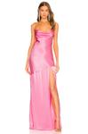 Платье Michael Costello x REVOLVE Cecelia Gown, розовый - фото