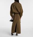 Джинсовый бомбер Blumarine, зеленый - фото 3