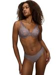 Бюстгальтер на косточках Triumph, серо-коричневый - фото