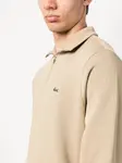 Свитер с молнией и вышитым логотипом Lacoste, нейтральный - фото 5