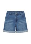 Джинсовые шорты Kaffe, цвет Washed Destroyed Blue Denim - фото 6