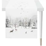 Салфетка на стол 3712 Apelt, серый/белый - фото