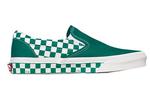 Кроссовки classic slip-on 'sidewall check - ultramarine green' Vans, зеленый - фото 2