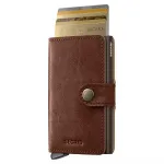 Кошелек Secrid Miniwallet Basco leather, коричневый - фото 4