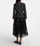 Блестящая миди-юбка Simone Rocha, Black - фото 3