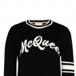 Alexander McQueen Свитер SS23 мужской черный - фото 7