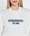 Толстовка Relaxed fit Dsquared2, белый - фото 4