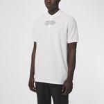 Рубашка поло мужская Burberry, белый - фото 3