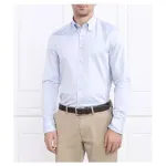 Рубашка узкого кроя Stenströms, синий - фото