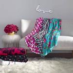 Плед Betsey Johnson Paris Love, розовый - фото 6
