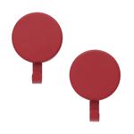 Магнитная вешалка Attract, 2 шт. Haute Decor, красный - фото