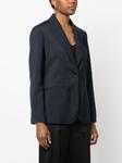 Forte Forte однобортный блейзер, синий - фото 3