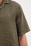 Льняная рубашка Frescobol Carioca, зеленый - фото 4