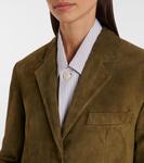 Замшевая куртка Marni, Dep Sage - фото 4