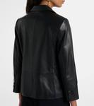 Кожаный блейзер Vince, Black - фото 6