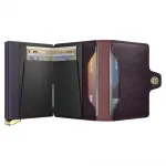 Кошелек Secrid Twinwallet Basco leather, фиолетовый - фото 6