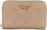 Кошелек GUESS Phoebe Medium Zip Around, Simply Taupe Logo - фото