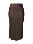 Юбка Samsøe Samsøe Agneta, шоколадный - фото
