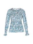 Блузка usha FESTIVAL, цвет blue multicolor - фото