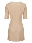 Габардиновое платье мини Colomba Sportmax, бежевый - фото 4