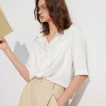 ELLE Рубашка Women's Ecru Lapel Moderate - фото 2