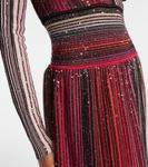 Платье миди с зигзагом Missoni, Red And Black Tones - фото 5