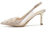 Ainer-cat Ainer cat Slim Heel High Heels 7.5cm Women's Gold - фото 3