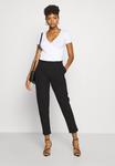 Брюки Even&Odd, черный Paperbag Waist Tapered Trousers, черный - фото 2