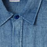 Рубашка Short sleeve Linen Shirt Burberry, синий - фото 8