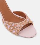 Биргитте бисерные мюли Staud, Pink Embellished - фото 5