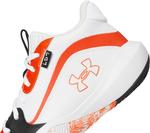 Кроссовки Under Armour Kids Grade School Lockdown 7, цвет Black/White/Ares Red - фото 6