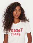 Футболка regular fit Varsity DW0DW21966 Tommy Jeans, белый - фото 4