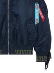 Alanui бомбер из коллаборации с Alpha Industries, синий - фото 6