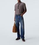 Кожаные кроссовки SL/61 Saint Laurent, нуар - фото 2