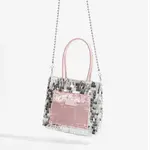 PAYOT Сумка Sequins One Shoulder Handbag Women's Silver Pink - фото 6