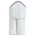 Капюшонное полотенце Baby Christy, белый/синий - фото 3