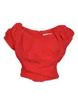 Топ Rio со сборками Paris Georgia, красный - фото